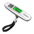 Kofferwaage, Tragbare Gepäckwaage, Digital, bis 50kg, LCD-Anzeige, Schwarz, R...