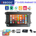 32G CarPlay Android 13 Autoradio 2DIN DAB BT WiFi Für VW GOLF 5 6 Polo 6R Touran