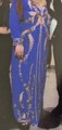Marrokanische Kleid Gr.42 Königsblau Damen Kleid