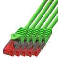 5 x 10m LAN Kabel Gigabit Netzwerkkabel Patchkabel grün Netzwerk DSL CAT5