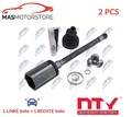 GELENK ANTRIEBSWELLE PAAR VORNE RECHT NTY NPW-BM-033 2PCS V FÜR BMW 5,6,7,F11
