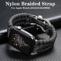 Nylon Braided Armband für Apple Watch Ultra Series 10 9 8 7 6 5 4 3 SE 38mm 49mm
