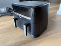 Tefal EY9018 Dual Easy Fry Heißluftfritteuse Doppelkammer, 5,2/3,1 L Fassungsver