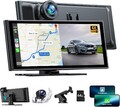 9.26 Zoll Tragbar Autoradio Wireless Apple CarPlay Android Auto Dashcam Navi DVR