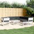 Garten Lounge Set Sofa Sitzgruppe Gartenmöbel Sitzgarnitur 8-tlg. Holz vidaXL