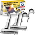 Geländer Halterung Solarpanel Balkon Solarmodul PV Modul Befestigung ohne Bohren