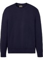 Feinstrick-Woll-Pullover mit Kaschmir Gr 60/62 XXL Dunkelblau Herrenpullover Neu