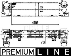 MAHLE LADELUFTKÜHLER LLK TURBO-KÜHLER | CI 393 000P