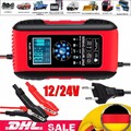 12V/24V 10A Auto batterie Ladegerät LiFePO4 Lithium Vollautomatisches Reparatur