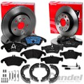 brembo BREMSSCHEIBEN+ BELÄGE+ HANDBREMSE VORNE+HINTEN für MERCEDES E-KLASSE W212