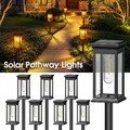 LED Solarleuchte Außen Garten Solarlampe Gartenbeleuchtung Wegeleuchte Warmweiß