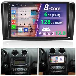 6G+128G Android 13 CarPlay Autoradio Für Mercedes ML/GL Klasse W164 X164 DSP GPS