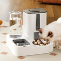 2in1 Futterspender Set Futterautomat für Katzen und Hunde Automatischer Napf