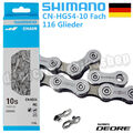 Shimano CN-HG54 10 Fach Kette DRORE/SLX/GRX HG-X 116 Glieder MTB Fahrradkette DE