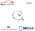 ABS SENSOR DREHZAHLFÜHLER PAAR HINTEN MEYLE 314 899 0047 2PCS A FÜR BMW 5,E39
