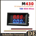 DC 0–100 V Amp Volt Gauge Dual LED Display Digital Voltage Current Meter Tool