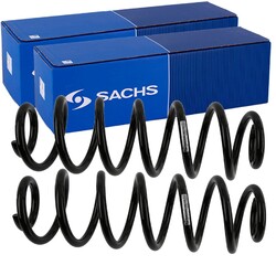 2X SACHS FAHRWERKSFEDERN SATZ HINTEN PASSEND FÜR TOYOTA COROLLA LINKS+RECHTS |