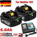 Für Makita 18Volt 6AH Original Ersatzakku 18V BL1860B LXT Li-ion BL1850 BL1840