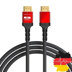 HDMI 8K 2.1 Kabel DSC Ultra HighSpeed 48Gbit/s Ethernet eARC UHD HDR10 120Hz