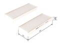 BOSCH 1 987 432 194 Innenraumfilter Filter Pollenfilter für NISSAN