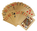 Pokerkarten Plastik Cut Card hochwertige Spielkarten Gold Neu 