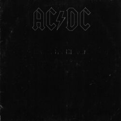AC/DC Back In Black EMBOSSED COVER Atlantic Vinyl LP