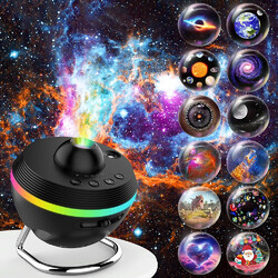 LED Sternenhimmel Projektor, HD Skylight Projector, 13 in 1 Planet Discs Galaxy