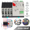 TRANSFER SWITCH 100A DUAL NETZTEIL AUTOMATISCHER UMSCHALTER TRANSFERSCHALTER DE