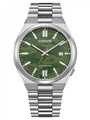 Citizen NJ0159-86X Tsuyosa Herrenuhr Automatik Silberfarben/Grün mit Edelstahl G