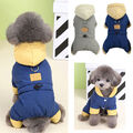 Herbst Winter Haustier Weste Welpen Hund Katze Warmer Mantel Gepolster  v