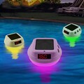 Schwimmendes Poolthermometer mit Funk- und Solarfunktion für den Außenbereich