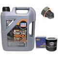 Motoröl Set 5W-30 5 Liter + Ölfilter + Schraube für Audi A6 100 VW Transporter 