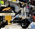 POWAKADDY FW SERIE ELEKTRISCHER GOLF TROLLEY NUR GESTELL NEUE RÄDER NEUER GRIFF 24 STD.