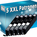 5x XXL TINTE PATRONEN CLI-551GY Chip für CANON PIXMA MG6350 MG7150 MG7550 IP8750