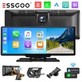 10.26" Autoradio Apple Carplay Android Auto Bluetooth Tragbarer Dashcam Monitor