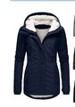 Damen Winter Jacke Parka Mantel Winterjacke Warm Gefüttert Kapuzenjacke Freizeit