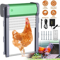 Hühnerklappe Solar Hühnerstalltür Automatische Hühnerstall Türöffner mit Timer