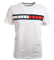 Tommy Hilfiger Herren Shirt T-Shirt Rundhals weiß Größe S