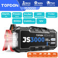NEU TOPDON JS3000 3000A Auto Starthilfe Jump Starter Ladegerät Booster Powerbank