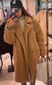 Damen Teddybär Flauschig Lange Jacke Mantel Winter Warm Fleece Oberbe DE