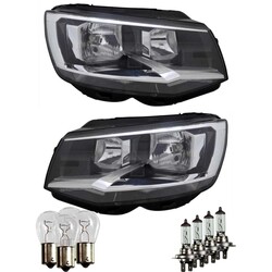 Scheinwerfer Set H7/H7 für VW Transporter VI Bus SGB SGG inkl. Osram Lampen