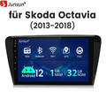 10.1" Android 12 WIFI GPS Navi BT Für Autoradio SKODA Octavia III 3 5E 2013-2018