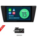 DVR+ CARPLAY 9" Android 13 Autoradio GPS Navi WIFI 6+64GB 4G LTE für BMW 3er E90