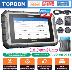 TOPDON Artidiag900 BT KFZ OBD2 Diagnosegerät Auto Scanner 28+Services ECU Coding