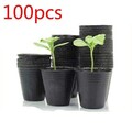 100x Pflanztöpfe Blumentöpfe Töpfe Anzuchttöpfe Grow Anzucht Container