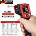 IR Thermometer Laser Infrarot Pyrometer LCD 12:1 Temperatur bis 880°C Messgerät，