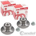 2x FAG RADLAGERSATZ SET VORNE passend für VW LUPPO 6X 6E + AUDI A2