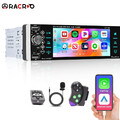 5.1" 1 DIN Autoradio Apple Carplay Android Auto USB AUX IN FM Bluetooth TF SD