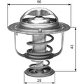 Gates TH31271G1 Thermostat Kühlmittel für OPEL MOVANO X70 Termostat