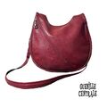 Sac CROSSBODY Texier Vintage - Cuir - RED Leather - like new
